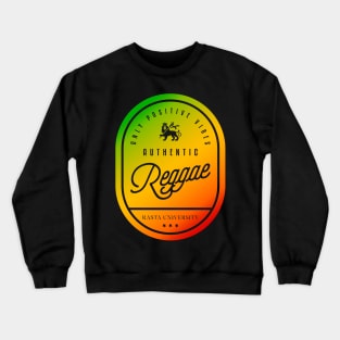 Rasta University Authentic Reggae Rasta Colors Crewneck Sweatshirt